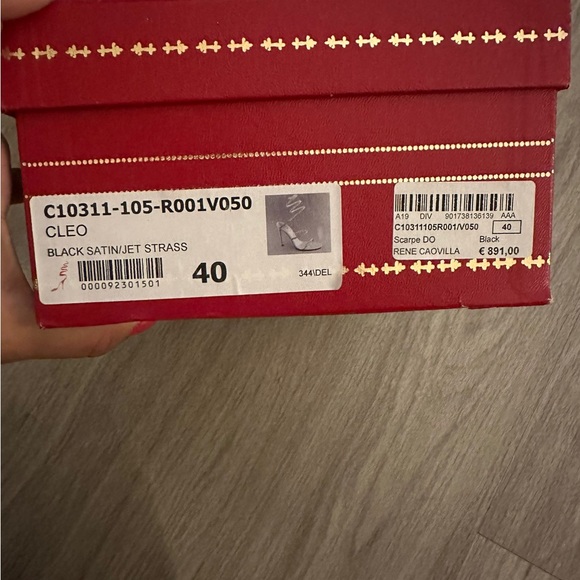 Rene Caovilla black Cleo sandals!!!! Size 40 European - Picture 4 of 8